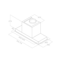 Вытяжка ELICA HIDDEN 2.0 IX/A/52 - 2 фото