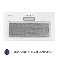 Вытяжка MINOLA HBI 5025 WH LED - 4 фото