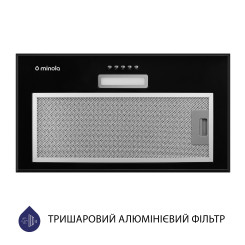 Вытяжка MINOLA HBI 5214 BL 700 LED - 4 фото