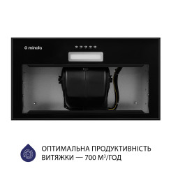 Витяжка MINOLA HBI 5214 BL 700 LED - 5 фото