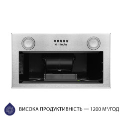 Витяжка MINOLA HBI 5722 I 1200 LED - 5 фото