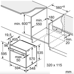 Духовой шкаф BOSCH HRG5180S0 - 5 фото