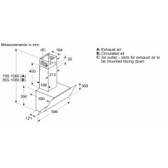 Вытяжка BOSCH DWK 065 G 60 R - 2 фото