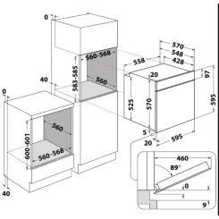 Духова шафа WHIRLPOOL OMR58HU1B - 4 фото