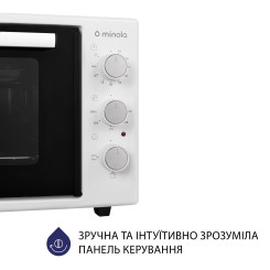 Електропіч MINOLA FOE 3714 WH - 5 фото