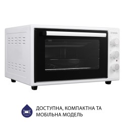 Електропіч MINOLA FOE 4815 WH - 4 фото