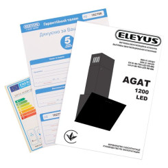 Вытяжка ELEYUS AGAT 1200 LED 60 BL - 13 фото