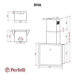 Витяжка PERFELLI RIVA BIANCA - 11 фото