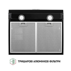 Витяжка PERFELLI PL 6042 BL LED - 5 фото