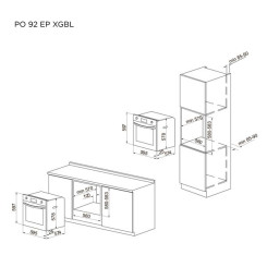 Духова шафа PYRAMIDA PO 92 EP GBL - 18 фото