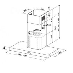 Вытяжка FABER STILO COMFORT BK MATT A60 (325.0618.791) - 2 фото