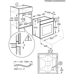 Духова шафа ELECTROLUX EOH4P56BX - 2 фото