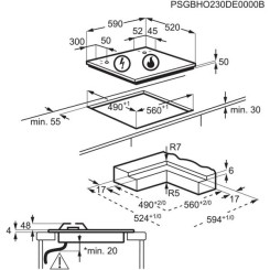 Варочная поверхность ELECTROLUX KDI 641723 K