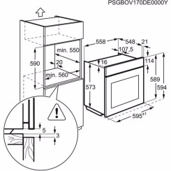 Духова шафа ELECTROLUX LOD6C77WZ - 2 фото