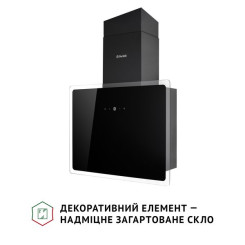 Витяжка PERFELLI RIVA NERO - 10 фото