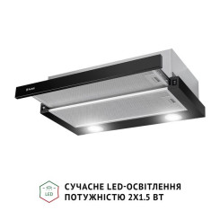 Витяжка PERFELLI TL 602 BL LED - 3 фото