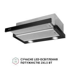 Вытяжка PERFELLI TL 6622 BL 1000 LED - 4 фото