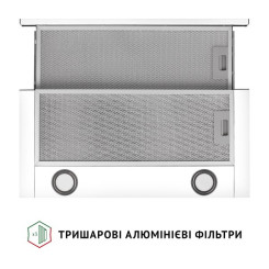 Вытяжка PERFELLI TL 6622 WH 1000 LED - 11 фото