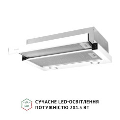 Вытяжка PERFELLI TL 6622 WH 1000 LED - 4 фото