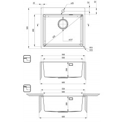 Кухонная мойка DEANTE Olfato ZPO 010B - 5 фото