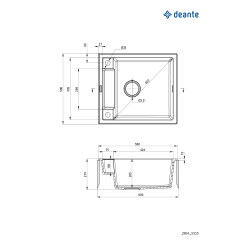 Кухонная мойка DEANTE ZRM T103 - 2 фото