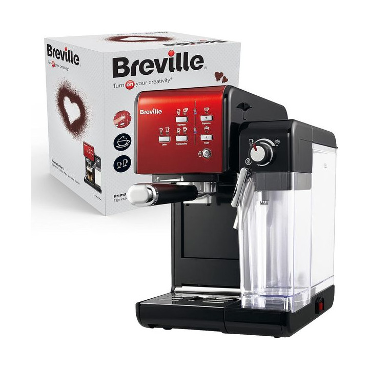 Кавоварка BREVILLE Prima Latte II VCF109X - 1 фото