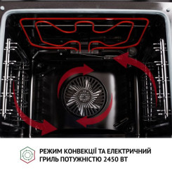 Духовой шкаф PERFELLI DIAMOND 6M8L INOX - 15 фото