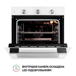 Духова шафа PERFELLI DIAMOND 6M8L BIANCO - 7 фото