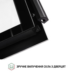 Духовой шкаф PERFELLI DIAMOND 6D10NS NERO - 3 фото