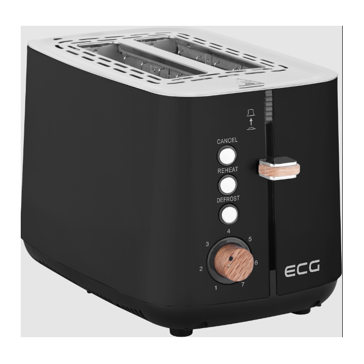 Тостер ECG ST 2768 Timber Black