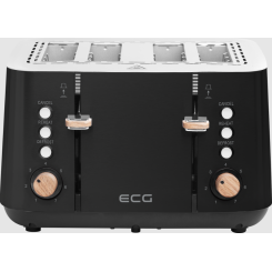 Тостер ECG ST 4768 Timber Black - 3 фото