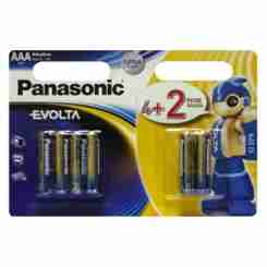 PANASONIC EVOLTA AAA BLI(4+2) ALKALINE (LR03EGE/6B2F)