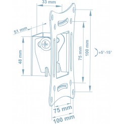 Кронштейн WALFIX R-243B - 3 фото