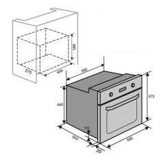 Духовой шкаф VENTOLUX BRISTOL 6 MT (BK) - 7 фото