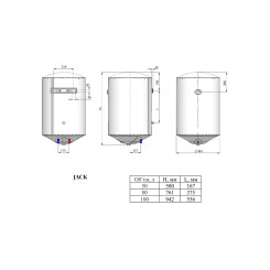 Водонагрівач WHP Jack 100 - 5 фото