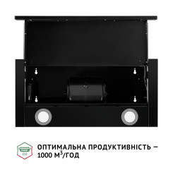 Витяжка PERFELLI TL 6622 Full BL 1000 LED - 6 фото