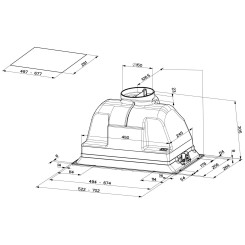 Витяжка FABER INKA PLUS HCS X A70 (305.0602.050) - 2 фото