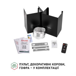 Вытяжка PERFELLI VICCO 5HSR NERO - 7 фото