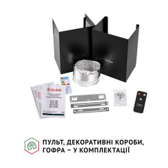 Вытяжка PERFELLI VICCO 6HSR NERO - 7 фото