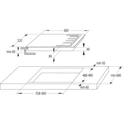 Варочная поверхность GORENJE GW641XHF