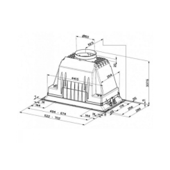 Витяжка FABER INKA PLUS HCS BK A70 (305.0628.323) - 2 фото