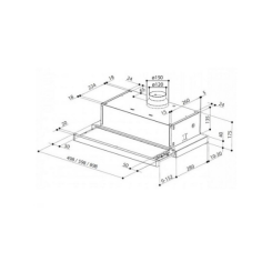 Вытяжка FABER FLEXA NG HIP BK A50 (315.0635.131) - 2 фото