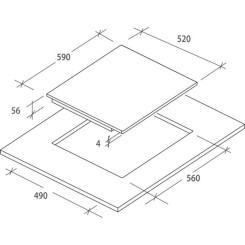 Варильна поверхня CANDY CTP6SC4/E14U - 2 фото