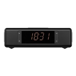 Радіогодинник 2E SmartClock Wireless Charging Black (-AS01QIBK) - 2 фото