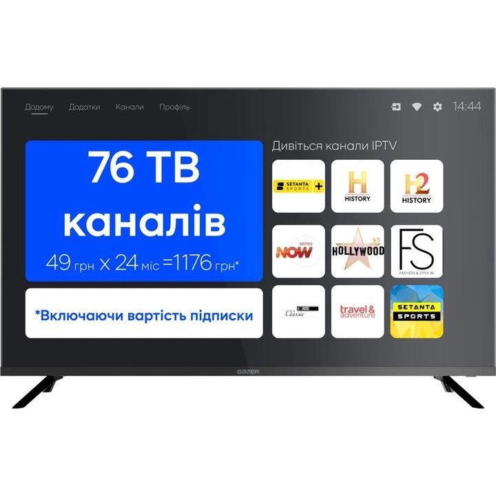 Телевiзор GAZER TV50-US3BLEUA - 1 фото