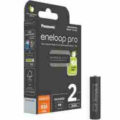 Аккумулятор PANASONIC Eneloop Pro AAA 930 mAh 2BP (BK-4HCDE/2BE)