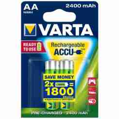 Аккумулятор VARTA RECHARGEABLE ACCU AA 2600mAh BLI 2 NI-MH (READY 2 USE)