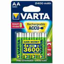 Акумулятор VARTA RECHARGEABLE ACCU AA 2600mAh BLI 2 NI-MH (READY 2 USE)