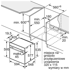 Духовой шкаф BOSCH HBG 7241 B2 - 6 фото