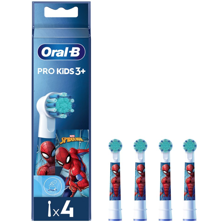 Насадка для зубной щетки BRAUN ORAL-B Stages Power Spider-Man EB10S (4шт) - 1 фото